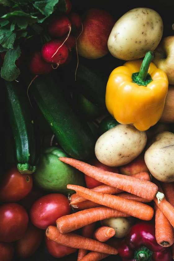 Variedad de productos de temporada